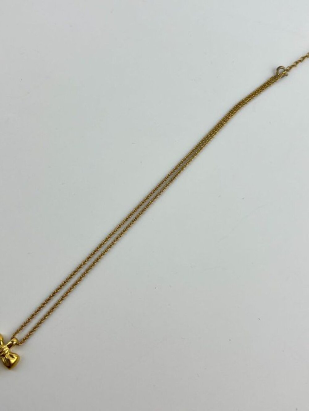 Dior Necklace Pendant Logo Gold Vintage - Picture 3 of 9